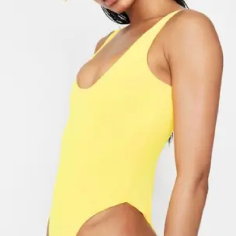 Yellow Hot & Delicious One Piece Bathing Suit